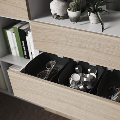 Tiroir effet chêne GoodHome Atomia H. 18,5 x L. 49,7 x P. 39 cm vendu par 2
