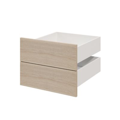 Tiroir effet chêne GoodHome Atomia H. 18,5 x L. 49,7 x p 50 cm vendu par 2