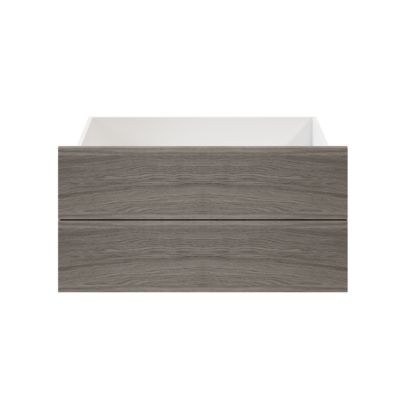 Tiroir effet chêne grisé GoodHome Atomia H. 18,5 x l. 74,4 x P. 50 cm vendu par 2