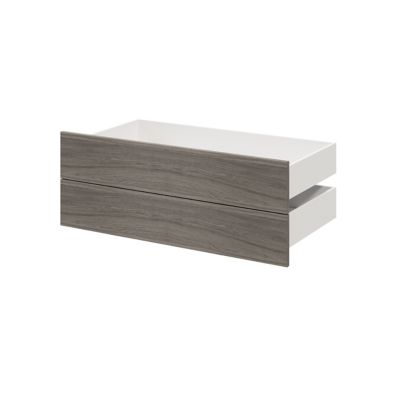 Tiroir effet chêne grisé GoodHome Atomia H. 18,5 x l. 99,7 x P. 50 cm vendu par 2