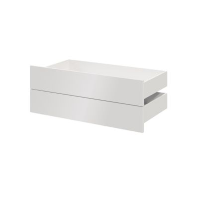 Tiroir GoodHome Atomia blanc brillant H. 18,45 x l. 99,7 x P. 40,9 cm vendu par 2