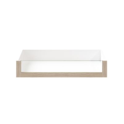 Tiroir intérieur avec façade verre effet chêne GoodHome Atomia H. 17 x L. 93,7 x P. 50 cm