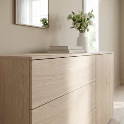 Tiroir intérieur effet chêne GoodHome Atomia H. 17 x L. 71,4 x P. 50 cm