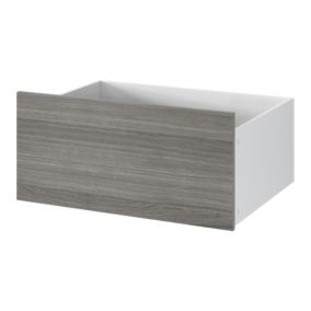 Tiroir intérieur effet chêne gris Atomia H. 32 x L.68,7 x P. 51,5 cm