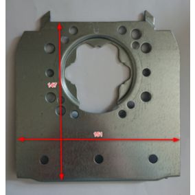 TIROIR SUPPORT MOTEUR SOMFY POUR COFFRE LUCOROLL 225MM