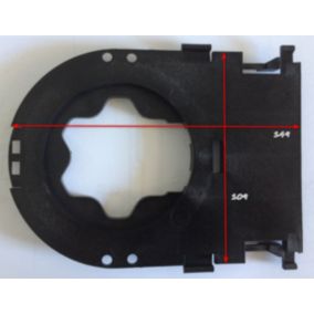 TIROIR SUPPORT MOTEUR SOMFY POUR COFFRE PLASTIVAL 210MM