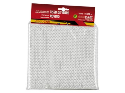 Tissu de verre 300g/m² pour une surface de 0,5 m²