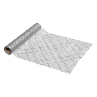 TISSU ORG CARREAUX AR 28X500CM - FEERIC LIGHTS & CHRISTMAS
