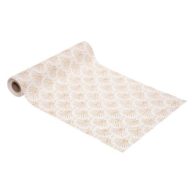 Tissu palmette 28x300cm or - FEERIC LIGHTS & CHRISTMAS