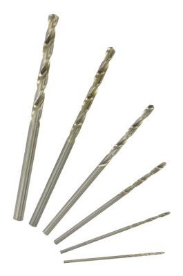 Tivoly - Coffret de 6 Mini-Forets HSS pour MétalD0,8-1-1,5-2-2,5-3 mm - Adapté à  un usage sur mini perceuse type Dremel