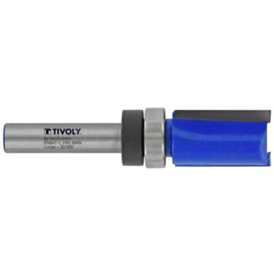 Tivoly - Fraise de Défonceuse à  Copier -D16mm - 2 Lames en Carbure - TigeD8mm - Pour Travail du Bois
