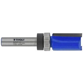 Tivoly - Fraise de Défonceuse à  Copier -D16mm - 2 Lames en Carbure - TigeD8mm - Pour Travail du Bois