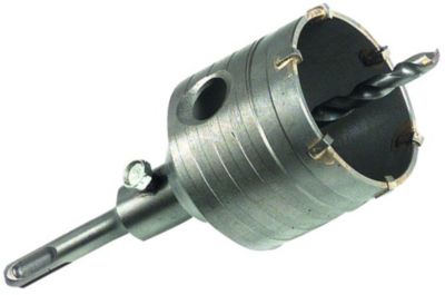 Tivoly - Kit Trépan avec Dents en Carbure -D68mm - Attache SDS+ - Pour Perçage Agressif dans des Matériaux Résistants
