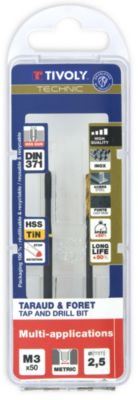 Taraud Machine HSS M14×200 Taraud Machine HSS Tivoly M14x200 - Conicité Gun Pour Filetage Outil Filetage M14