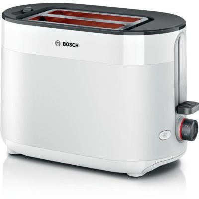 Toaster - BOSCH - TAT2M121 MyMoment - Blanc - 2 tranches - centrage ...