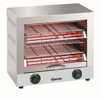 Toaster Professionnel - 2 Grilles avec Pince - Bartscher