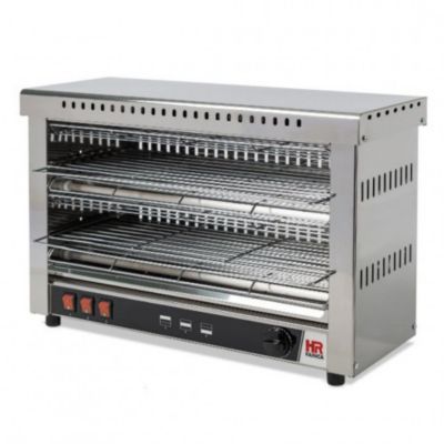 Toaster Professionnel Double en Inox avec Minuterie 3 KW - HR Fainca