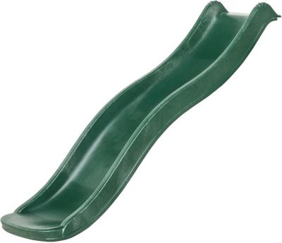 Toboggan à Eau en Vert, 175 cm, Toboggan pour Hauteur de Estrade 90 cm
