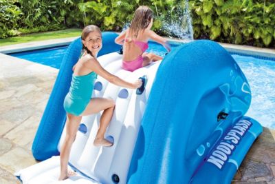 Toboggan gonflable pour piscine enterrée - Intex