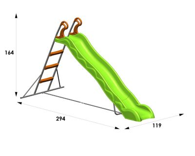 Toboggan LINOU TRIGANO 2,63 m. 3-12 ans.