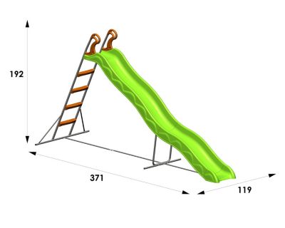 Toboggan PYROU TRIGANO 3,32 m. 3-12 ans.