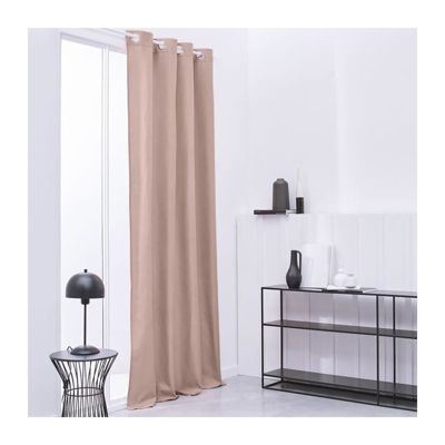 Rideau Occultant Thermique Rose – Isolation, Polyester épais, œillets, Pour Salon/chambre - 2