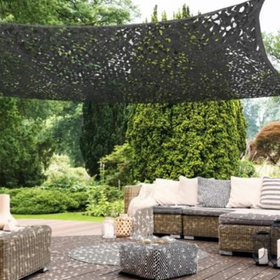 Toile d'ombrage ajourée / filet de camouflage 2 x 3 Gris