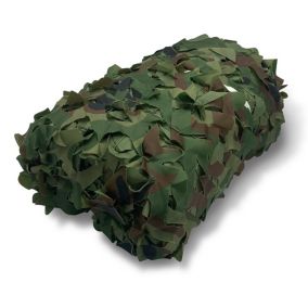 Toile d'ombrage ajourée / filet de camouflage 4 x 5 Camouflage