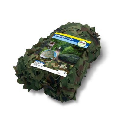 Toile d'ombrage ajourée / filet de camouflage 4 x 5 Camouflage