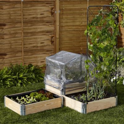 Toile de fond carré potager Verve Kitchen Garden 56 x 76 cm
