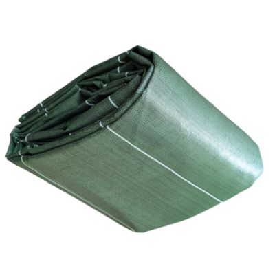 Toile de paillage 130g par m2 Vente au mètre Largeur 5,15m Anti-Mauvaises Herbe Coloris Vert Bache Tissée Grande Largeur 5m