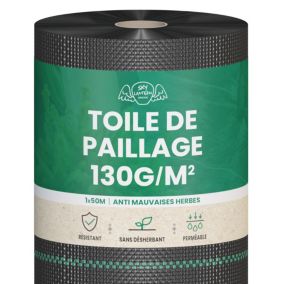 Toile de Paillage 1x50M 130g/m²