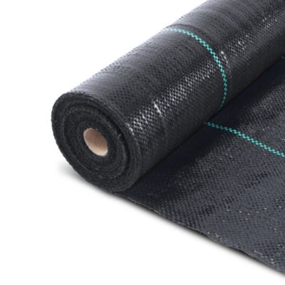 Toile de paillage contre les mauvaises herbes 50Mx1M Anti-UV 100g/m2 VOUNOT