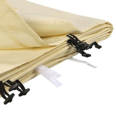 Toile de rechange beige pour tonnelle adossee 4 x 3 M