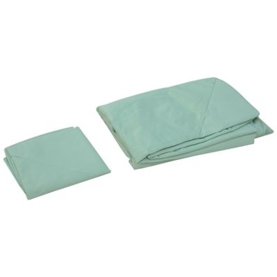 Toile de rechange pour pavillon tonnelle tente 3 x 4 m polyester haute densité 180 g/m² vert