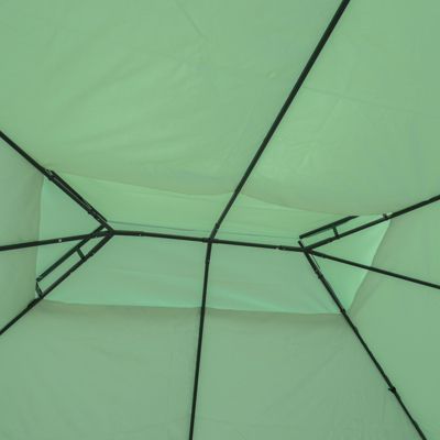 Toile de rechange pour pavillon tonnelle tente 3 x 4 m polyester haute densité 180 g/m² vert