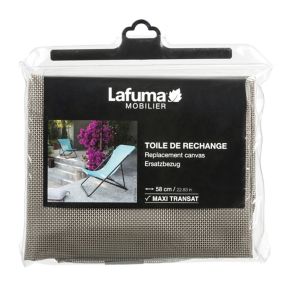 Toile de rechange pour transats - compatible avec gamme Maxi Transat - couleur marron terre - Lafuma LFM2655_8556