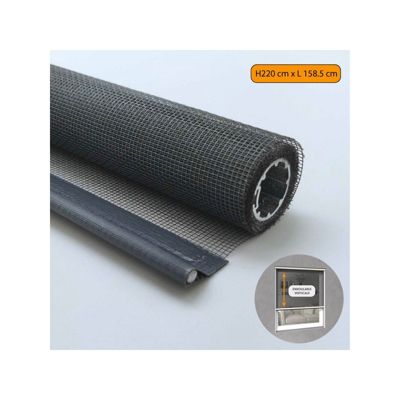 Toile de remplacement moustiquaire enroulable verticale pour porte-fenêtre