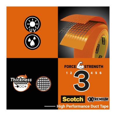 Toile de réparation orange Scotch 48 mm x 25 m
