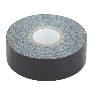 Ruban De Réparation étanche Pour Toile Et Tissu - 76 Mm X 7,6 M - Pour Tente, Bâche, Auvent, Voile, Matelas - Noir, Résistant Aux Intempéries