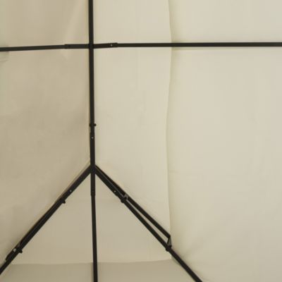 Toile de toit de rechange pour pavillon tonnelle tente 3x4m crème