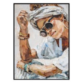 Toile imprimée "Bianca" 50x70cm- Modèle 1- Atmosphera