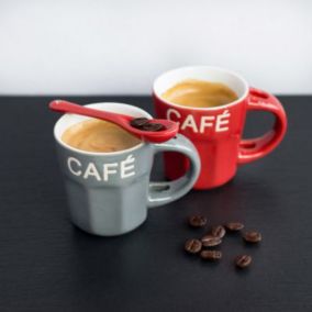 Toile imprimée Tasses Café 30 x 30 cm