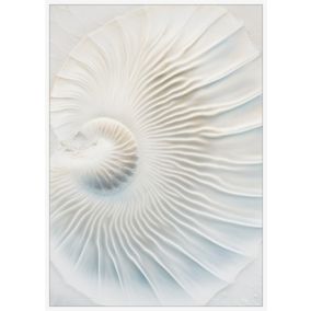 Toile imprimée 3d Dada Art l.50 x H.70 cm blanc