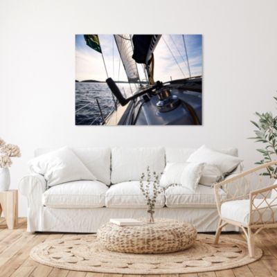 Toile imprimée bateau Dada Art 100x140 cm