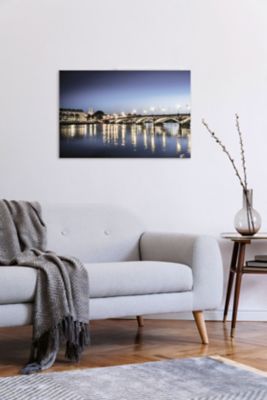 Toile imprimée Bayonne Nuit 60 x 90 cm