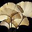 Toile imprimée feuilles 75 x 75 cm