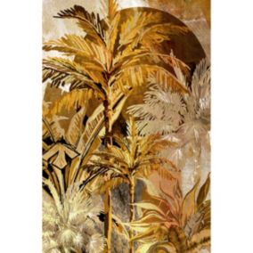 Toile imprimée + Foil doré Tropical 60 x 90 cm Dada Art
