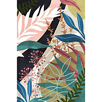 Toile imprimée Palme multicolor 60 x90 cm Dada Art