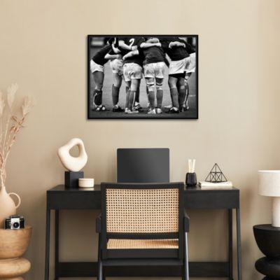 Toile imprimée Rugby montée sur châssis bois en pin 60x80 cm